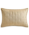 Hotel Collection Metallic Stone Quilted Sham, King, Created For Macy's Bedding In Gold