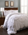 LUSH DECOR SERENA 3PC FULL/QUEEN COMFORTER SET