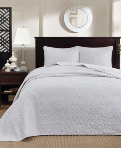 Madison Park Quebec Quilted 2-pc. Bedspread Set, Twin In White