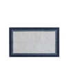 Madison Park Amherst Bath Rug, 27" X 45" In Navy