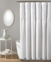 Lush Decor Bayview Shower Curtain, 72" X 72" In White