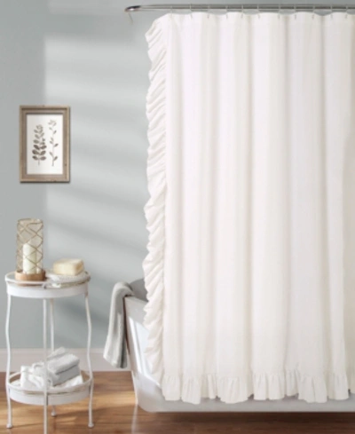 Lush Decor Reyna 72" X 72" Shower Curtain In White