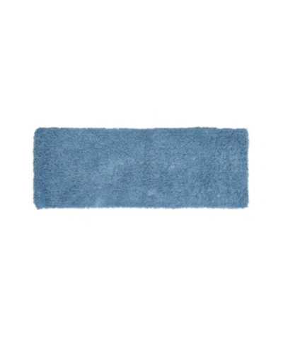 Home Weavers Fantasia Bath Rug, 21" X 54" In Blue