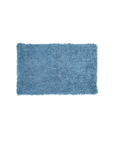 Home Weavers Fantasia Bath Rug, 24" X 40" In Blue