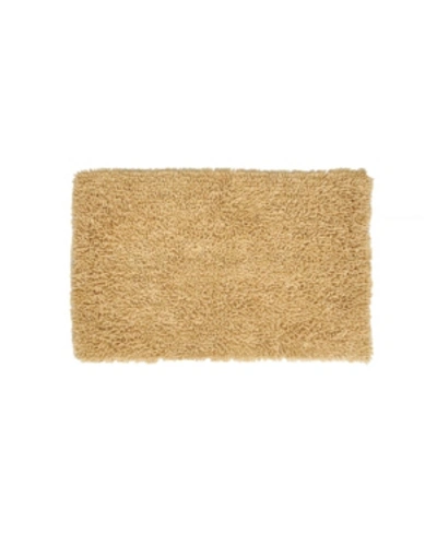 Home Weavers Fantasia Bath Rug, 24" X 40" In Yellow