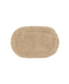 Home Weavers Double Ruffle Bath Rug Bedding In Linen