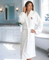 LINUM HOME TERRY BATHROBE EMBROIDERED WITH "I LOVE YOU MOM" BEDDING
