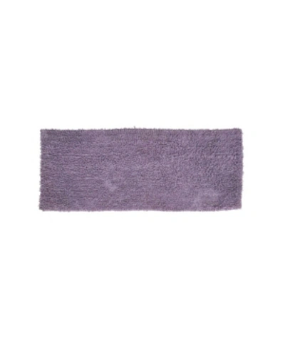 Home Weavers Fantasia Bath Rug, 21" X 54" In Purple