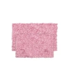Home Weavers Bellflower Bath Rug 2 Pc Set Bedding In Pink
