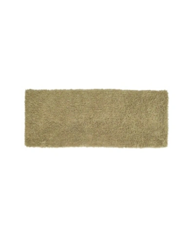 Home Weavers Fantasia Bath Rug, 21" X 54" In Sage