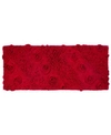 Home Weavers Modesto Bath Rug, 21" X 54" In Red