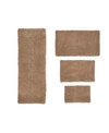 Home Weavers Fantasia Bath Rug 4 Pc Bedding In Linen