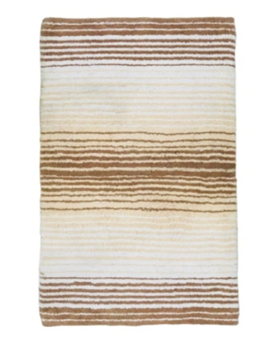 Home Weavers Gradiation Bath Rug Bedding In Beige