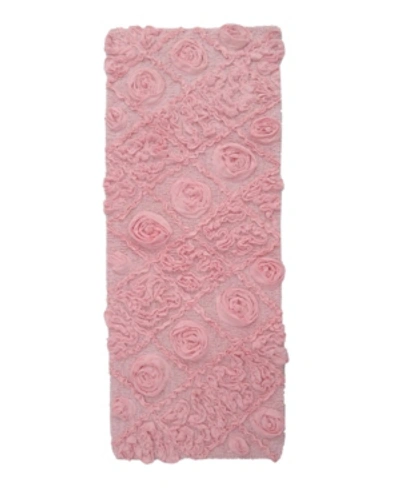 Home Weavers Modesto Bath Rug, 21" X 54" In Pink