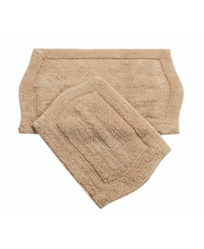 Home Weavers Waterford 2 Piece Bath Rug Set Bedding In Linen