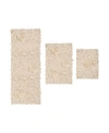 Home Weavers Bellflower Bath Rug 3 Pc Bedding In Natural