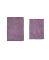 Home Weavers Fantasia Bath Rug 2 Pc Bedding In Purple