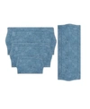 Home Weavers Waterford 4 Piece Bath Rug Set Bedding In Blue