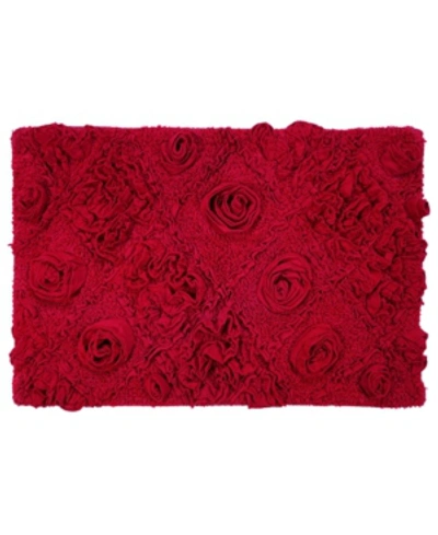 Home Weavers Modesto Bath Rug, 24" X 40" In Red