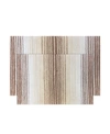 Home Weavers Gradiation Bath Rug 2 Pc Set Bedding In Beige