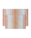 Home Weavers Gradiation Bath Rug 2 Pc Set Bedding In Coral
