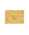Home Weavers Bell Flower Bath Rug, 17" X 24" In Yellow
