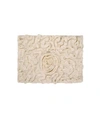 Home Weavers Bell Flower Bath Rug, 17" X 24" In Natural