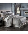 J QUEEN NEW YORK FIVE QUEENS COURT MACKAY QUEEN 4 PIECE COMFORTER SET BEDDING