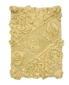 Home Weavers Modesto Bath Rug, 17" X 24" In Yellow