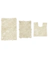 Home Weavers Modesto 3 Pc Bath Rug Bedding In Natural