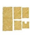 Home Weavers Modesto 5-pc. Bath Rug Set In Yellow