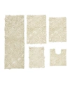 Home Weavers Modesto 5 Pc Bath Rug Bedding In Natural