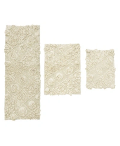 Home Weavers Modesto 3 Pc Bath Rug Bedding In Natural