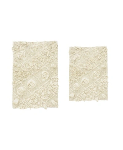 Home Weavers Modesto 2 Pc Bath Rug Bedding In Natural