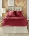 J Queen New York Royal Fit 300 Thread Count 100% Cotton 4-pc. Sheet Set, California King In Burgundy