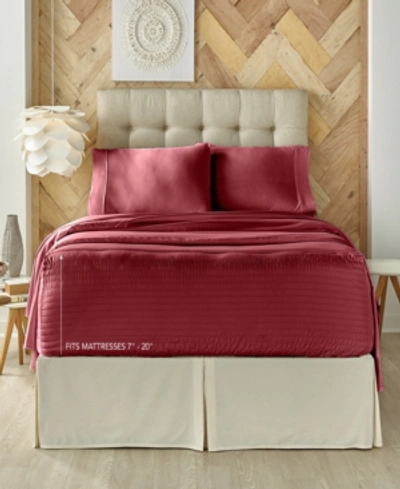 J QUEEN NEW YORK ROYAL FIT 300 THREAD COUNT 100% COTTON 4-PC. SHEET SET, FULL