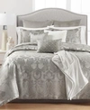 MARTHA STEWART COLLECTION CLOSEOUT! MARTHA STEWART COLLECTION CHATEAU ANTIQUE FILIGREE 14-PC. QUEEN COMFORTER SET, CREATED FOR