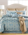 MARTHA STEWART COLLECTION CLOSEOUT! MARTHA STEWART COLLECTION CHATEAU ANTIQUE FILIGREE 14-PC. QUEEN COMFORTER SET, CREATED FOR