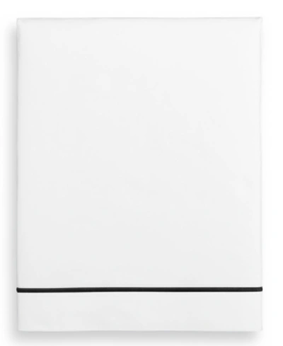 Hotel Collection Closeout!  Italian Percale 100% Cotton Flat Sheet, Queen, Created For Macy's In Black