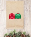 LINUM HOME CHRISTMAS SWEATERS EMBROIDERED 100% TURKISH COTTON HAND TOWEL