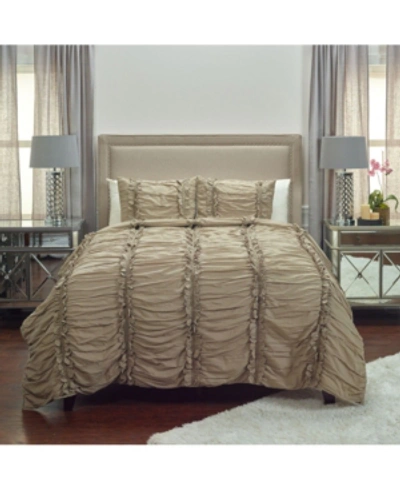 Rizzy Home Riztex Usa Clementine Quilt, King In Khaki