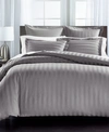 CHARTER CLUB DAMASK 1.5" STRIPE 550 THREAD COUNT 100% COTTON 3-PC. DUVET COVER SET, KING, CREATED FOR MACY'S
