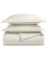 Charter Club 550 Thread Count 100% Cotton 3-pc. Duvet Cover Set, Full/queen, Exclusively At Macy's In Parchment