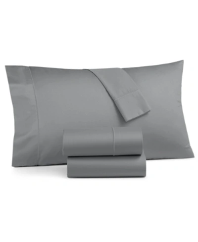 Charter Club Sleep Luxe 800 Thread Count 100% Cotton 4-pc. Sheet Set, Queen, Created For Macy's In Charcoal