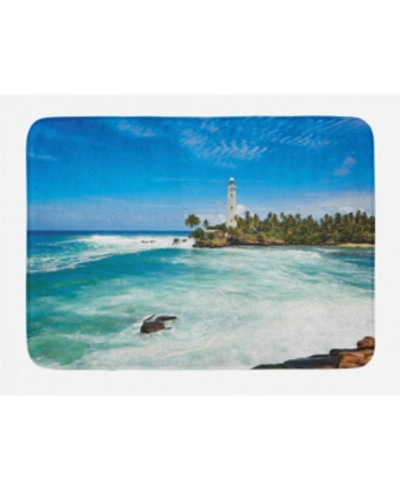 Ambesonne Lighthouse Bath Mat Bedding In Blue