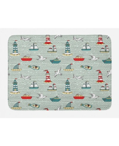 Ambesonne Lighthouse Bath Mat Bedding In Multi