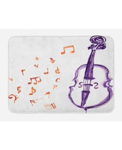 Ambesonne Music Bath Mat Bedding In Multi