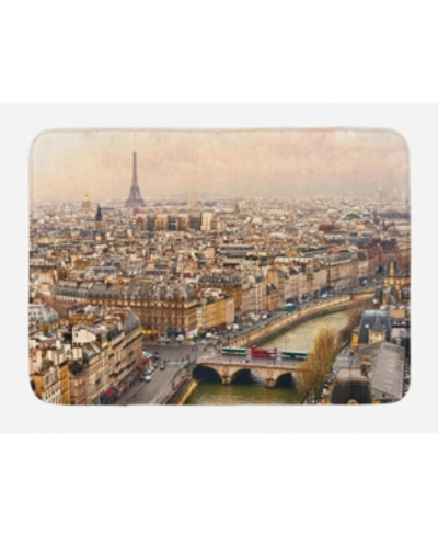 Ambesonne Eiffel Tower Bath Mat Bedding In Multi