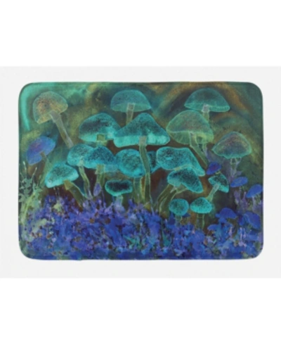 Ambesonne Psychedelic Bath Mat Bedding In Blue