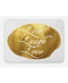 AMBESONNE LIVE LAUGH LOVE BATH MAT BEDDING